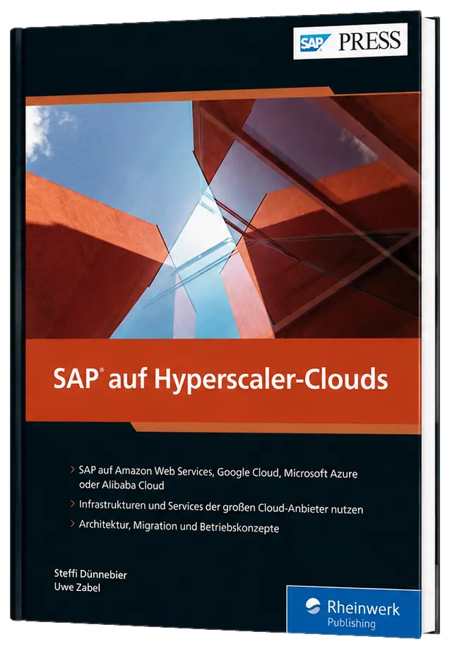 Cover of SAP auf Hyperscaler-Clouds by Uwe Zabel and Steffi Dünnebier