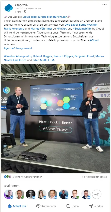 Uwe Zabel speaking at Cloud Expo Europe 2022